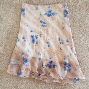 Blue flower skirt